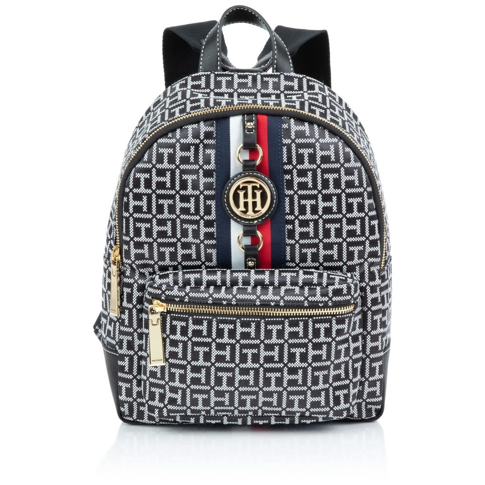 Jaden Plus Backpack, Black/White T_T